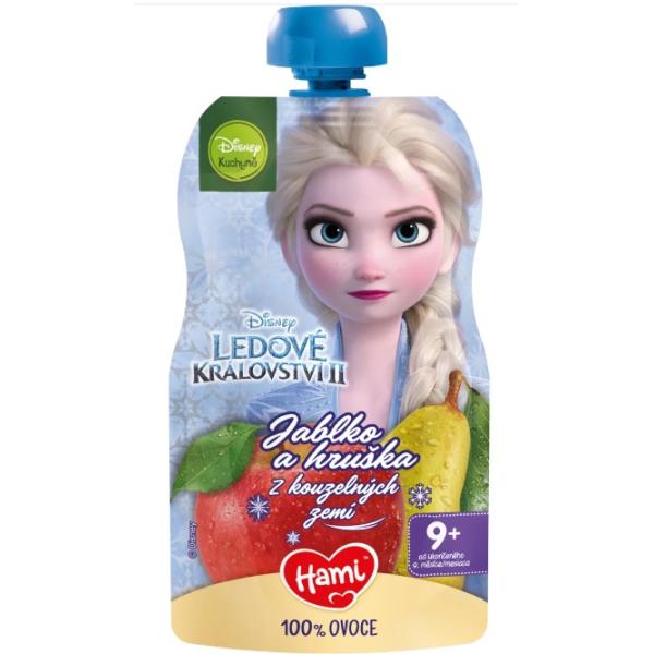 HAMI Disney Frozen Elsa ovocná kapsička Jablko a Hruška 110 g