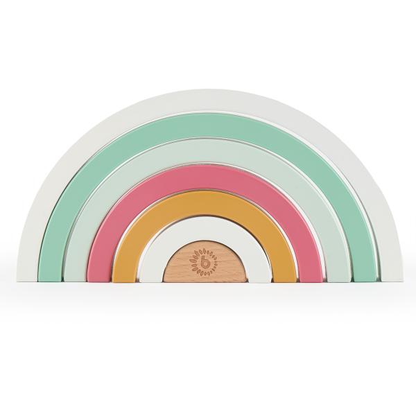 Bieco – Skládací dřevěná duha – berry