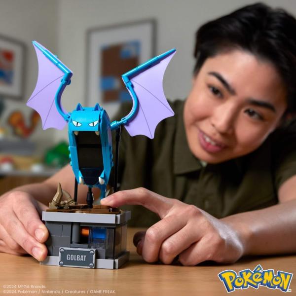 Mattel Mega Pokémon Mini pohyblivá figurka GOLBAT (obrázek 4)