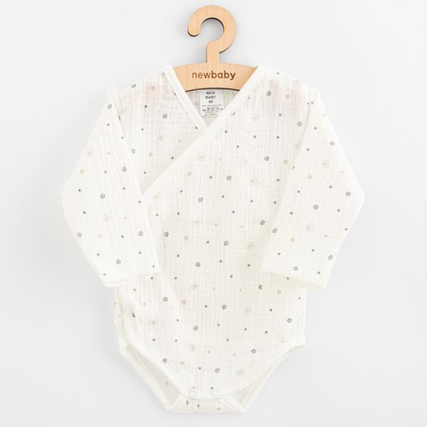 Dětské mušelínové body s bočním zapínáním New Baby Arthur 62 (3-6m)