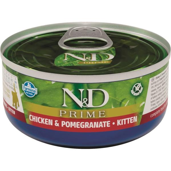 N&D CAT PRIME KUŘE & GRANÁT JUNIOR 70 G
