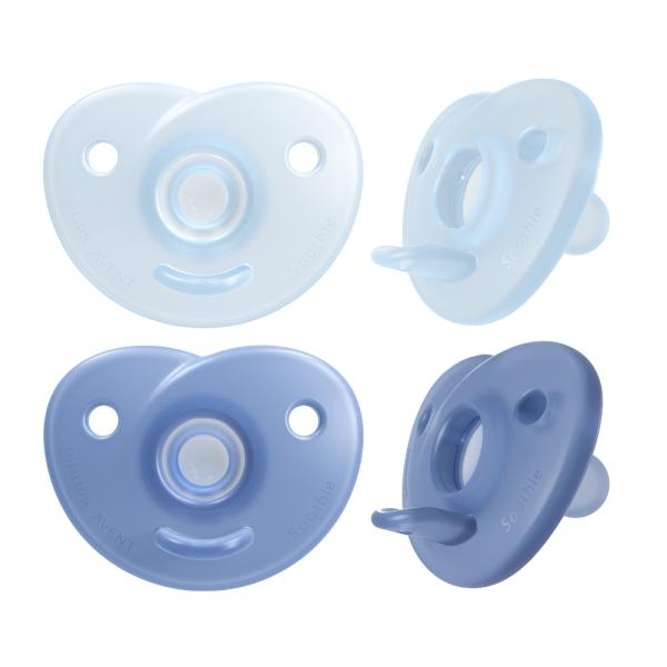 Philips AVENT Dudlík 0-6m Soothie chlapec 2 ks