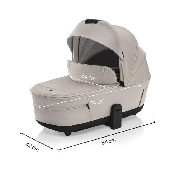 Hluboká korba ke sportovnímu kočárku Move XL 5, Boss Grey (obrázek 7)