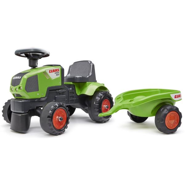 Falk Bicicletta Senza Pedali 1012B Baby Claas Axos Con Rimorchio-image