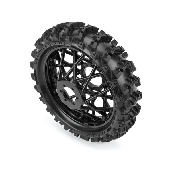 Pro-Line kolo s pneu 1:4 Dunlop Geomax MX14 V2 Bead CR4 zadní, disk černý: Promoto-MX (obrázek 3)