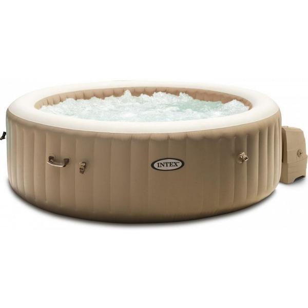 Intex 28428NP Nafukovací vířivka Purespa Bubble Massage Olive green (pro 6 osob)