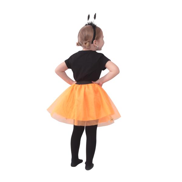 Dětský kostým halloween tutu sukně s čelenkou (obrázek 4)