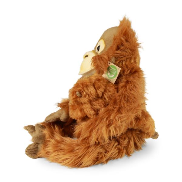 Plyšový orangutan s mláďaťom 28 cm EKO-PŘÁTELSKÝ (obrázek 3)