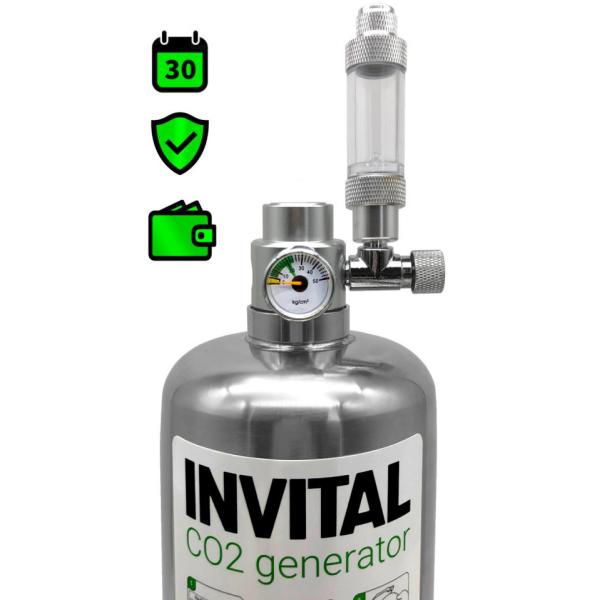 Generátor CO2 INVITAL bez nočného vypnutia s 2l fľašou (obrázek 4)