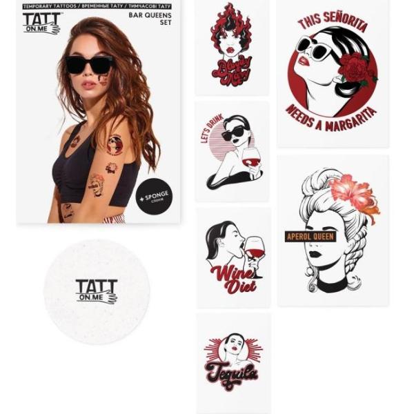 TATTonMe Tetovačky pro ženy Barová královna sada