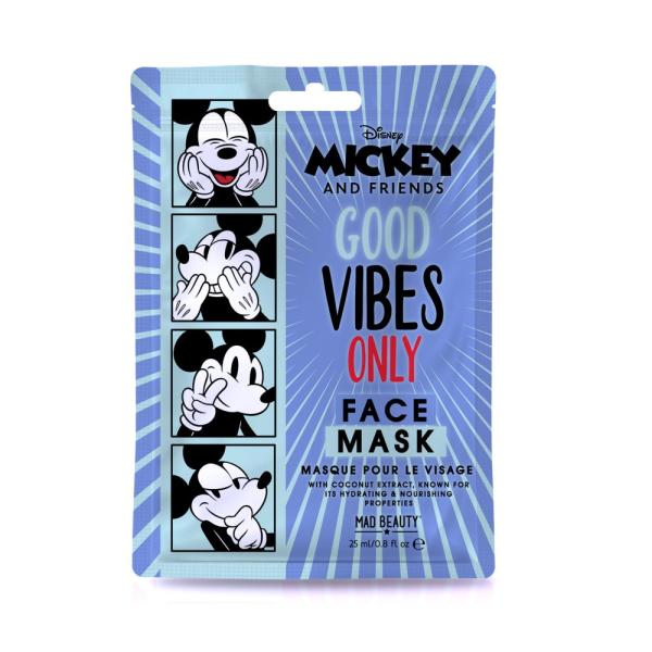 Mad Beauty Maska na tvár vyživujúca hydratačná textilná 25ml Mickey and Minnie
