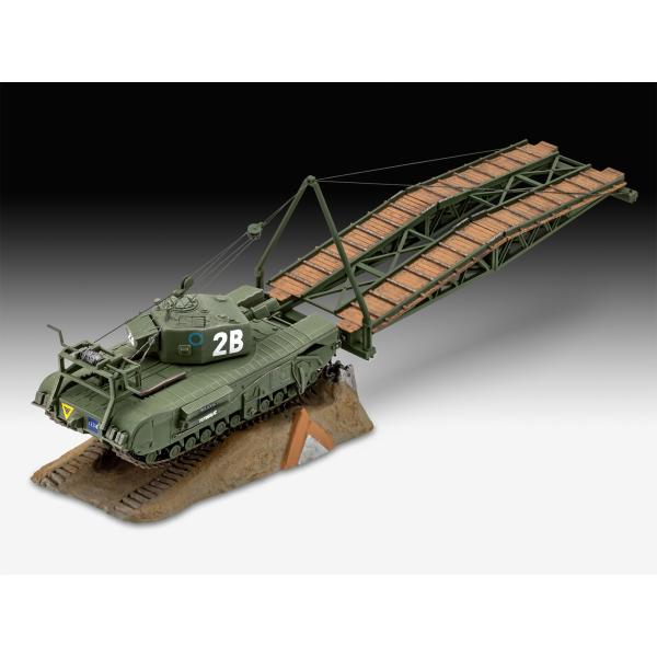 ModelSet military 63297 - Churchill A.V.R.E. (1:76) (obrázek 8)