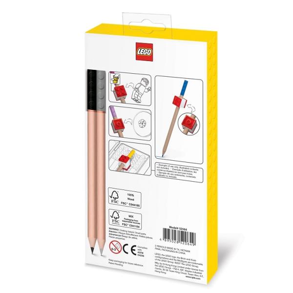 LEGO® Tužky, mix barev - 12 ks s LEGO klipem (obrázek 5)