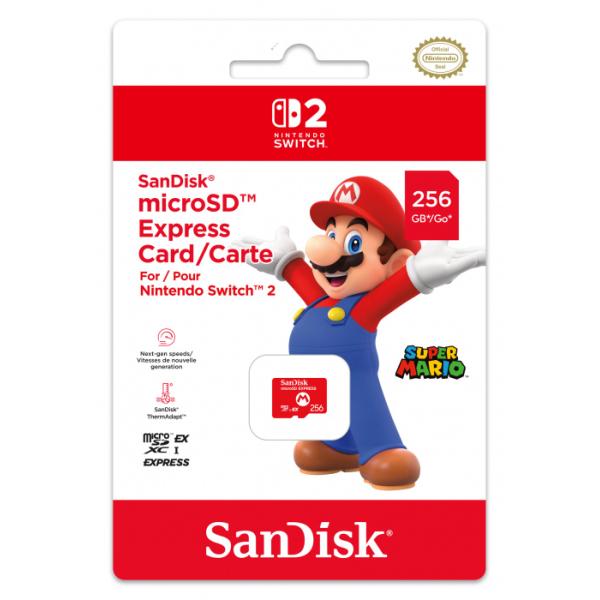 NS2 microSD Express card 256 GB Sandisk
