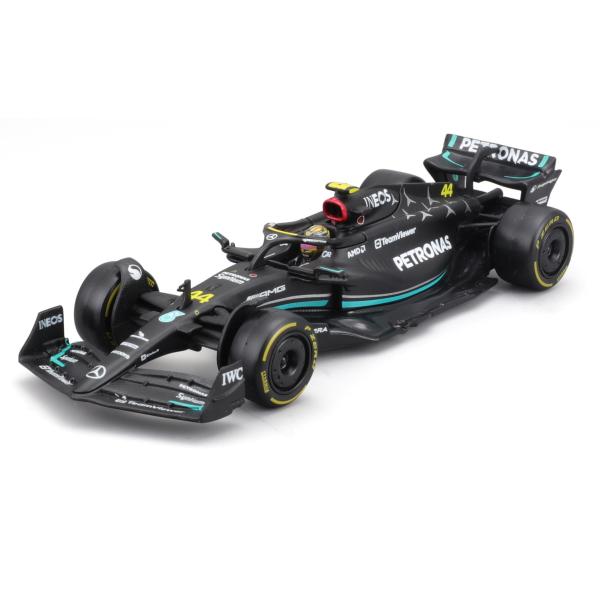 Bburago 1:24 RACE Formula F1 – Mercedes-AMG F1 W14 E (2023) #44 Lewis Hamilton s řidičem