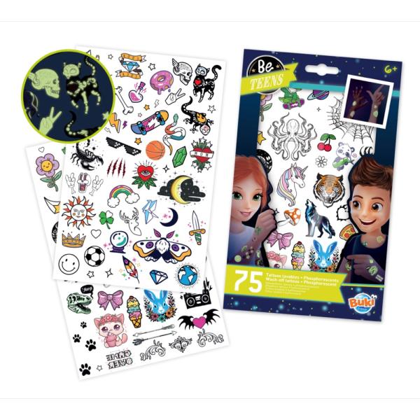 BeTeens Dočasné tetování - fosforeskující