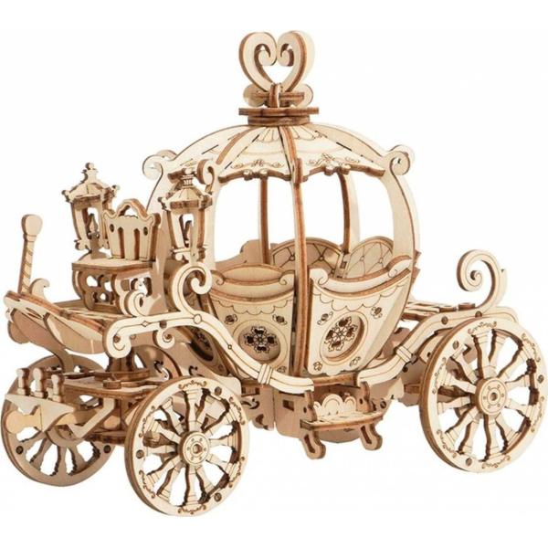 Woodcraft Dřevěné 3D puzzle Pohádkový kočár (obrázek 2)