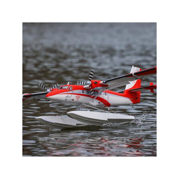 E-flite DHC-6 Twin Otter 1.4m AS3X+ SAFE Select BNF Basic, plováky (obrázek 7)
