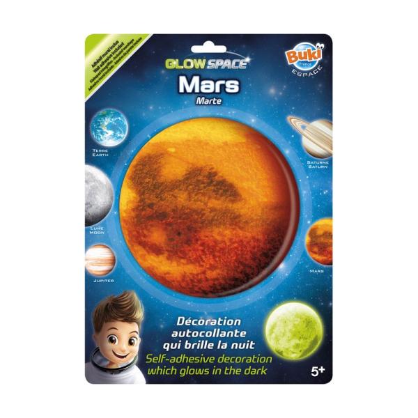 Mars - svítící dekorace na stěnu (3DF8)