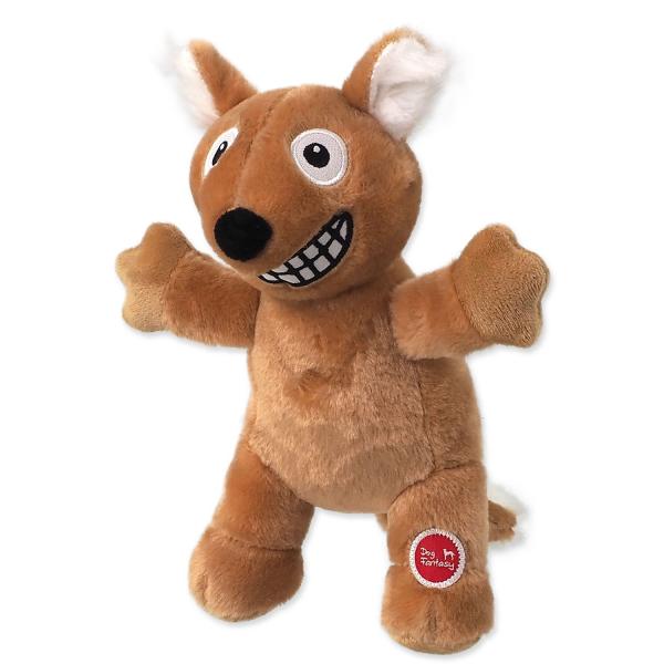 Hračky Dog Fantasy Playful Box Laughing zvířátka pískací a šustící ocas mix 29cm 18ks (obrázek 5)