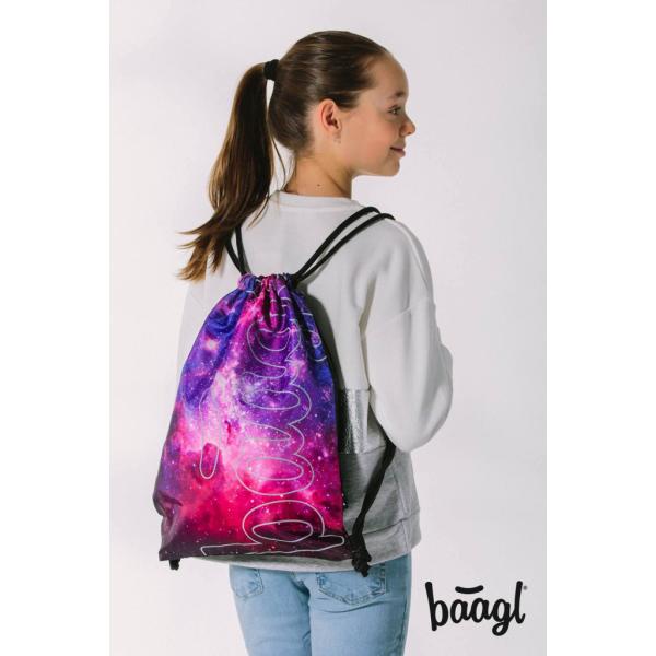 BAAGL SADA 5 Skate Max Galaxy: batoh, penál, sáček, sportovní taška, ledvinka (obrázek 11)