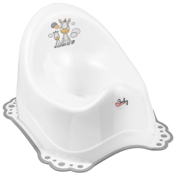 Maltex Nočník protiskluzový Zebra - White/Grey