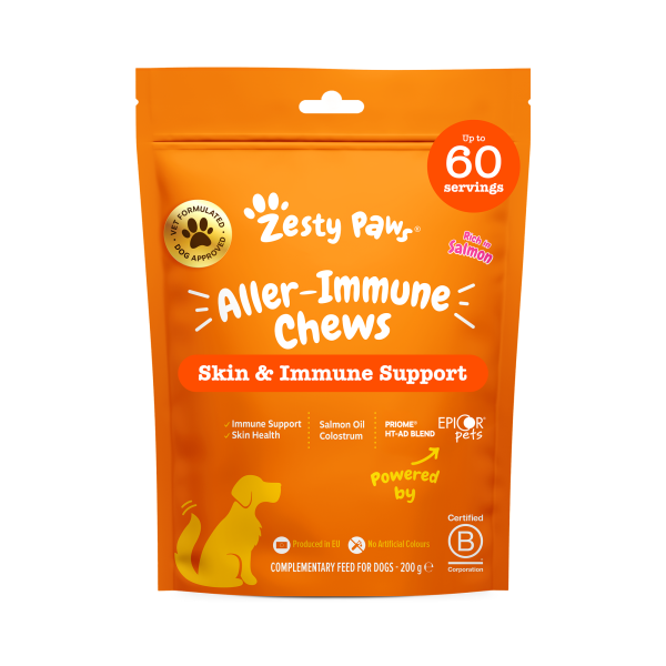Zesty Paws Allergy & Immunity Chews (60 ks) – funkční doplněk stravy pro psy na podporu