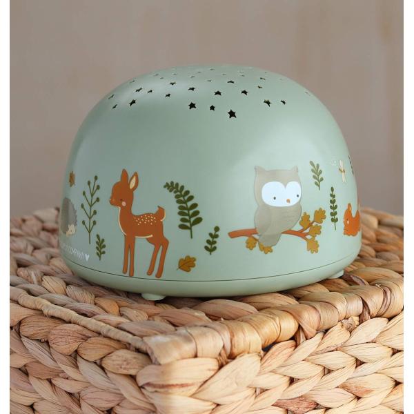 A Little Lovely Company - lampa s projektorem - kamarádi z lesa (obrázek 5)