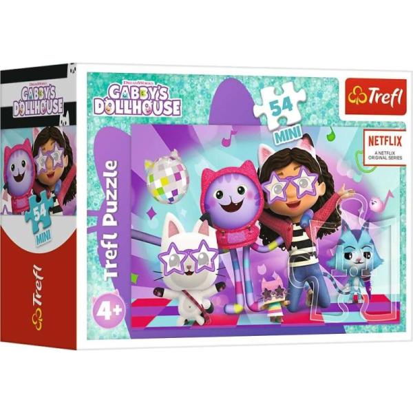 Trefl Puzzle 54 Mini - S Gabby je vždy zábava / Universal Gabby's Dollhouse (obrázek 5)