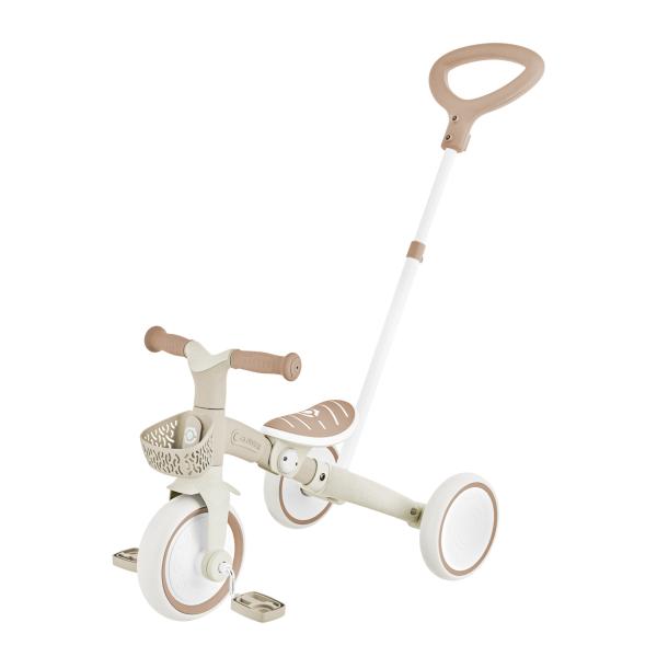 Globber triciclo per bambini - Learning Trike 3in1 PLUS Ecologic Coconut