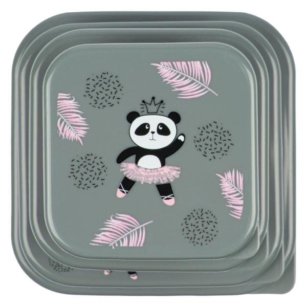 BAAGL Box na svačinu 4 v 1 Panda