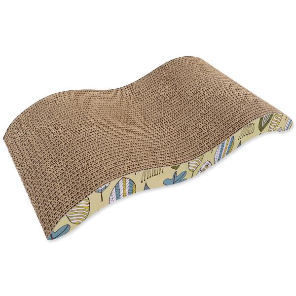 Škrábadlo Magic Cat Wave 3 kartonové 43x22x4cm (obrázek 3)