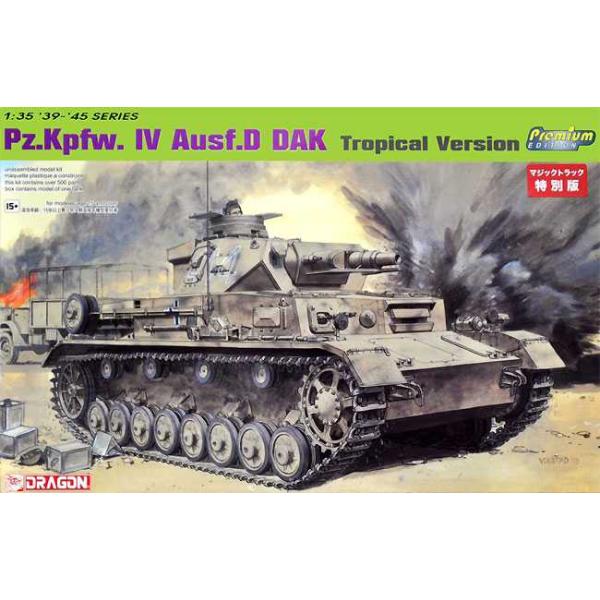 Model Kit tank 6976 - Pz.Kpfw.IV Ausf.D DAK (PREMIUM) (1:35)