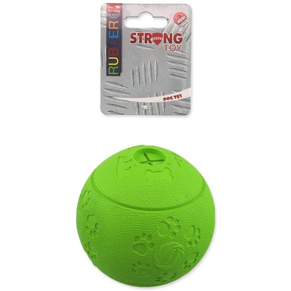 Hračka Dog Fantasy míč na pamlsky zelená 11cm (obrázek 3)