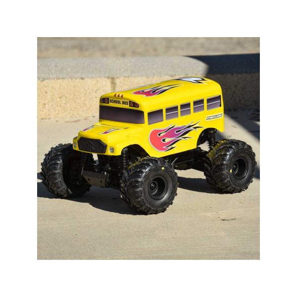 Pro-Line karosérie 1:16 školní autobus, nenabarvený: Arrma Gorgon/Quake Grom (obrázek 3)