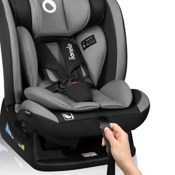 LIONELO Autosedačka Aart i-Size (40-150 cm) Grey Graphite (obrázek 7)