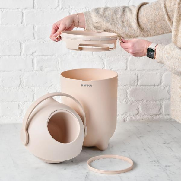 NATTOU Koš na pleny Dropy White 27 cm (obrázek 5)