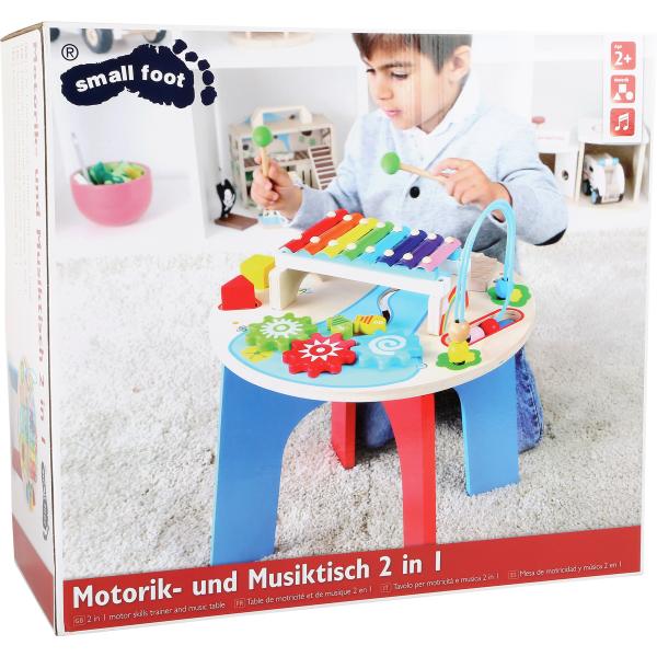Small Foot Dřevěný motorický muzikální stůl 2v1 (obrázek 4)