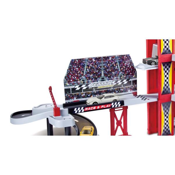 Bburago PLAY 1:43 Ferrari Race & Play garáž s jedním autíčkem 30197 (obrázek 3)