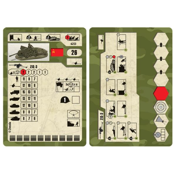Wargames (WWII) military 6253 - Soviet 76mm anti-tank gun ZIS-3 (1:72) (obrázek 6)