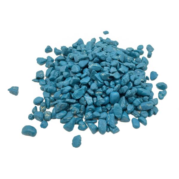 Akvarijní štěrk fluo modrý 4-8 mm 3kg