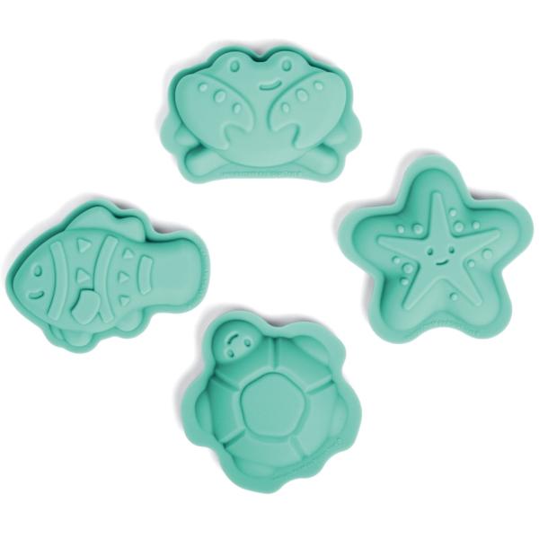 Bigjigs Toys Silikónové  formičky zelené Eggshell