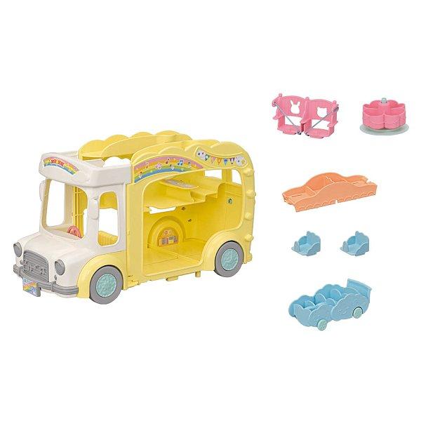 Sylvanian Families Duhový školkový autobus