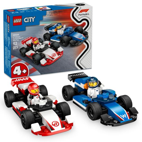 LEGO® City 60464 Závodní auta F1® Williams Racing a Haas F1®