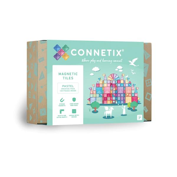 CONNETIX® Pastel Creative pack magnetická stavebnice 120 ks