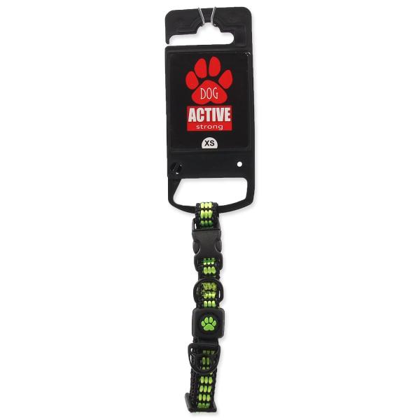 Obojek Active Dog Strong XS limetka 1x21-30cm (obrázek 3)