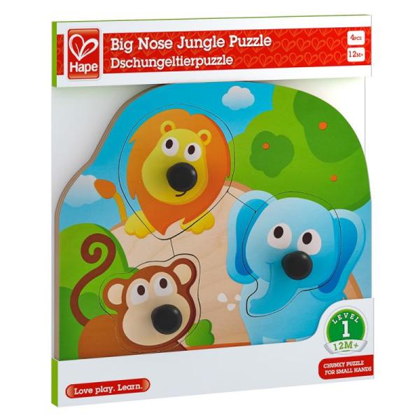 Hape Puzzle s úchytkami - Divoká příroda (obrázek 3)