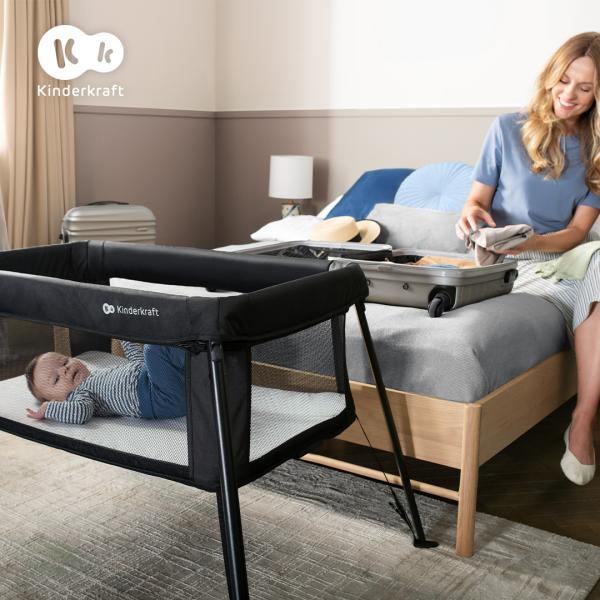 KINDERKRAFT Postýlka cestovní Cami Black (obrázek 4)