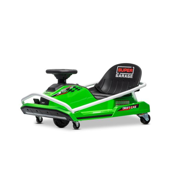 Beneo Motors driftovacia Motokára 24V, zelená, 300W Bezkartáčový Motor, Lítiová batéria, D