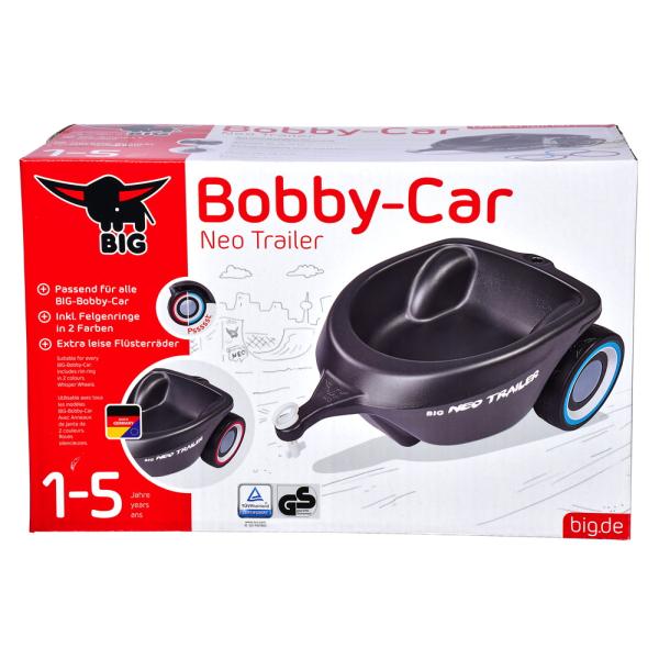 BIG Bobby Car Neo Přívěsný vozík antracit (obrázek 7)